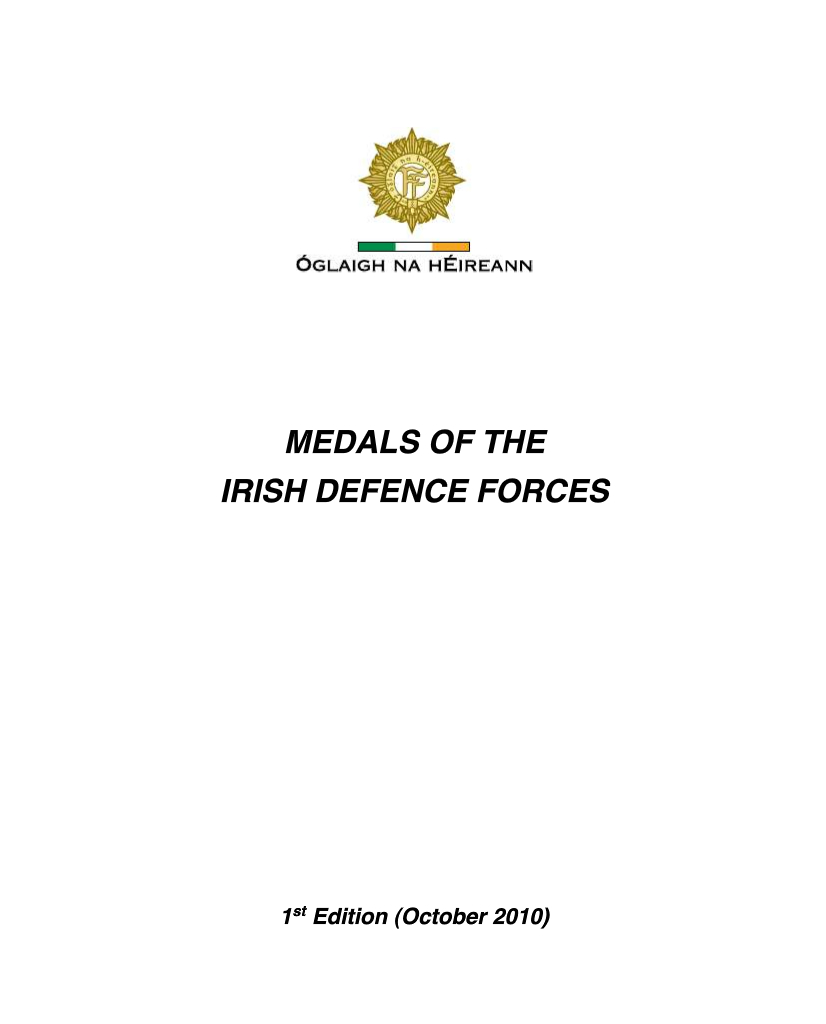 Medals of the Irish Defence Forces
