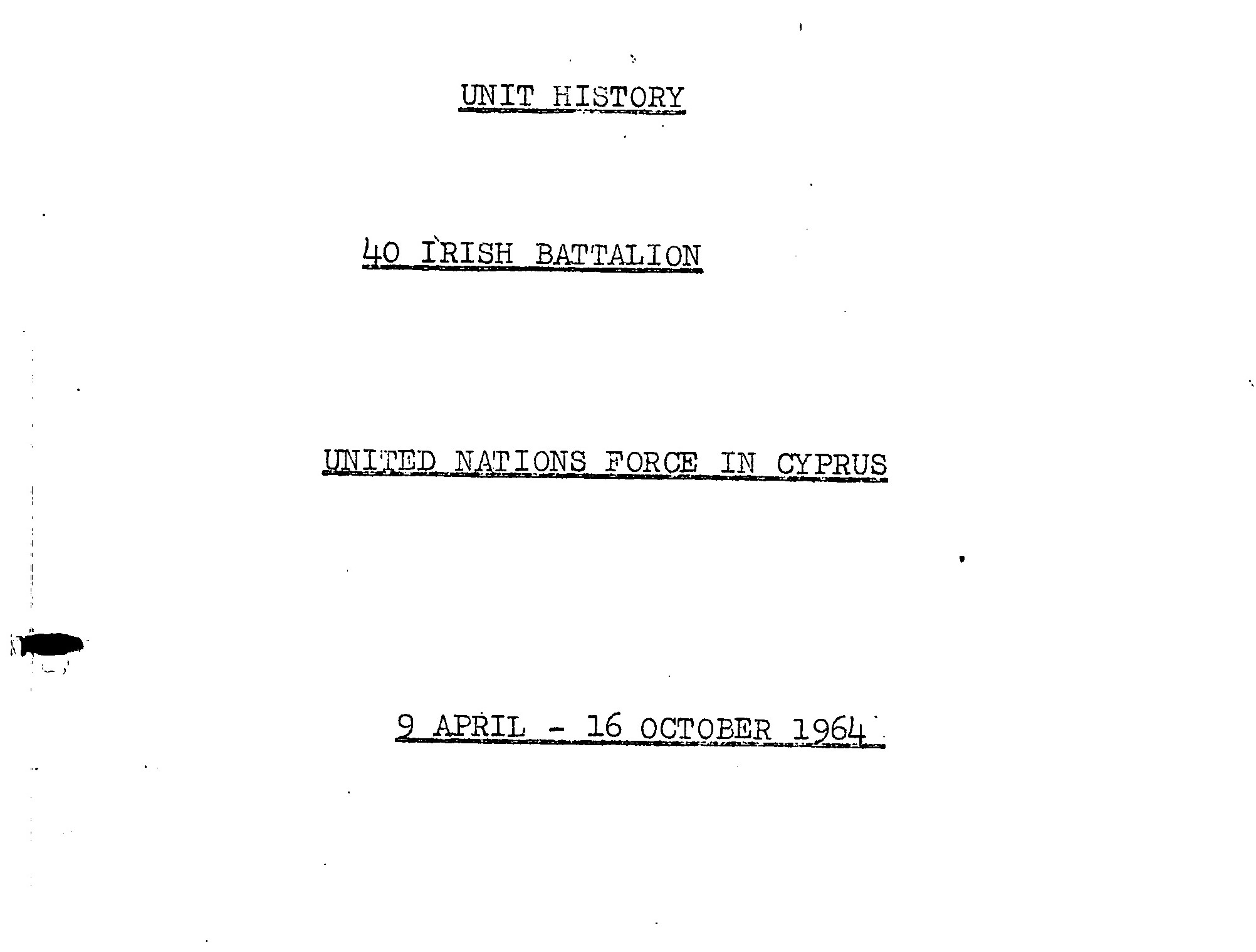40 Inf Bn Cyprus