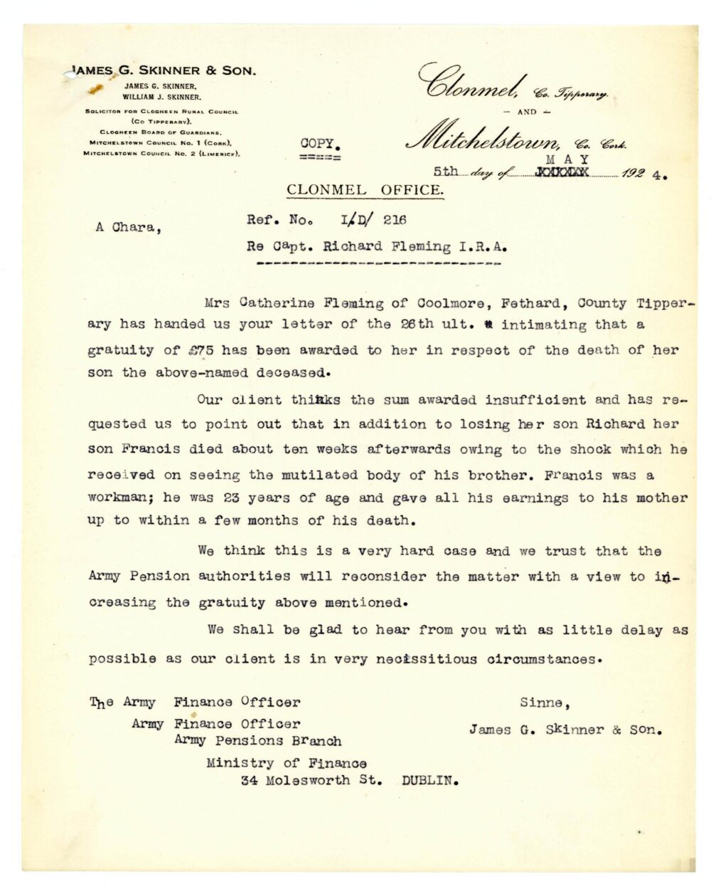 1 D216 Richard Fleming 9