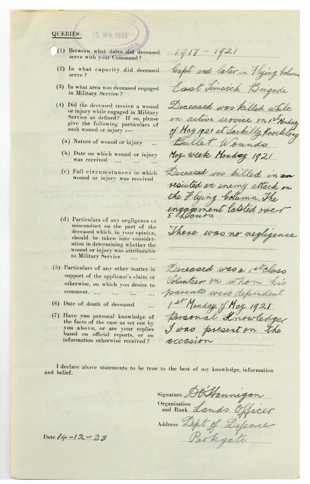 2 RB672 William O Riordan 12