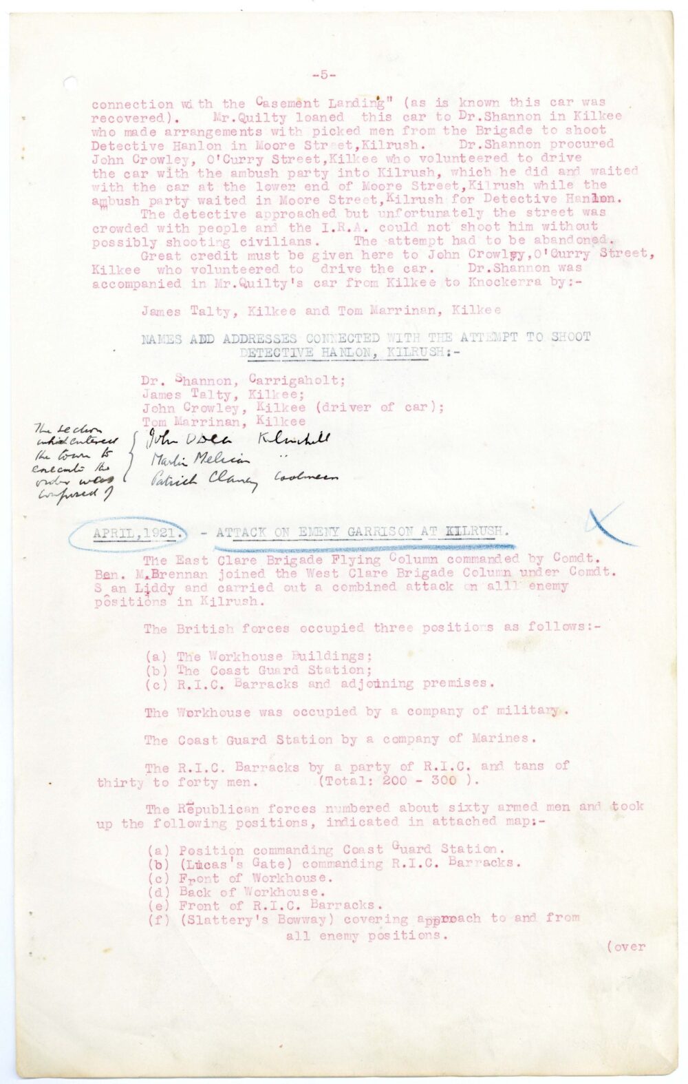 A24 West Clare Brigade 61