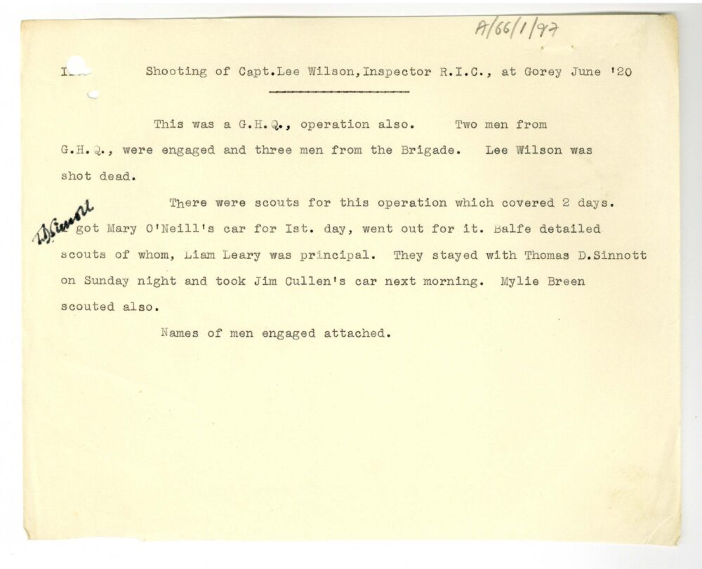 A66 1 North Wexford Brigade 98