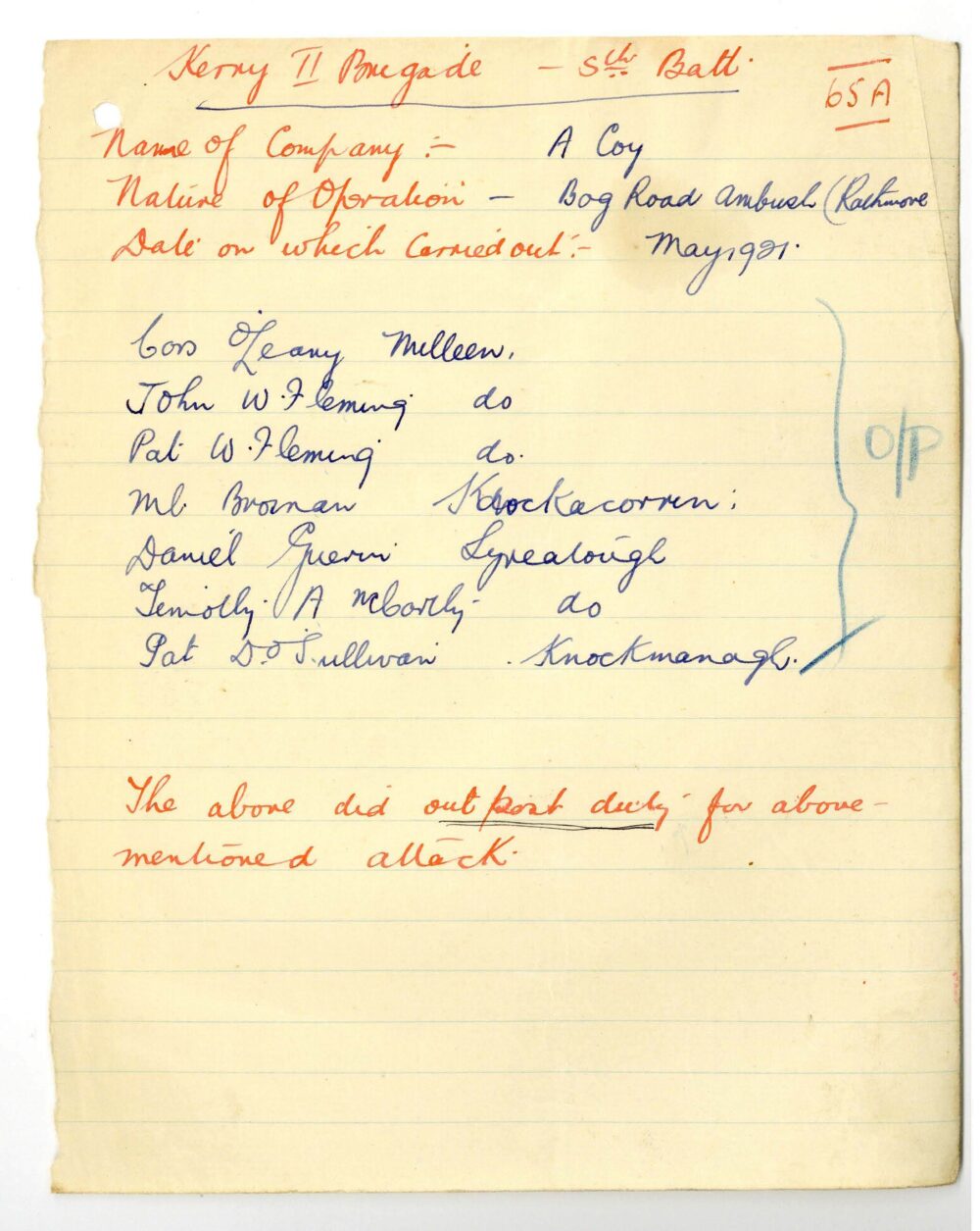 A7 2 Kerry Brigade pg 82