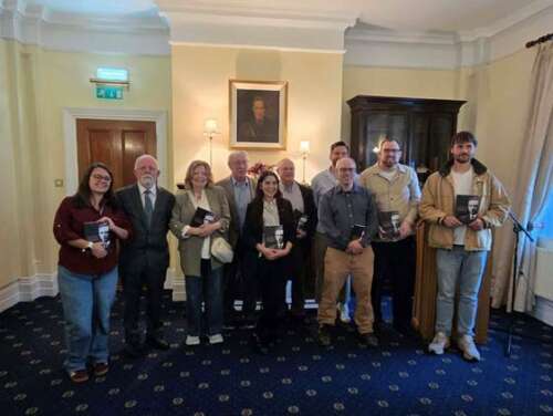 Another photograph of most of the contributors to 'Cathal Brugha Remembered'