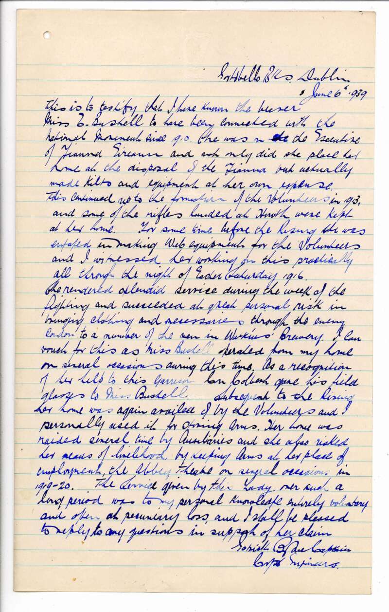 Sarah Bushell Military Archives | 1916 - Fianna Eireann